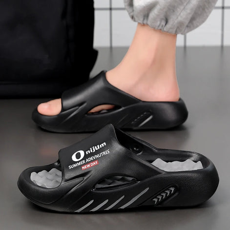 Marvion Herren Slides mit EVA Sohle