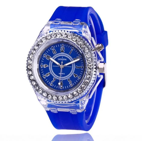 LED Watch – Armbanduhr mit Lichtfunktion und Silikonarmband