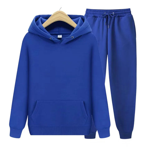 Damen Jogginganzug 2-teilig mit Kapuzenpullover und Streifendetails – Velmirae