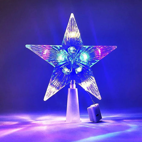 LED Weihnachtsbaumspitze Stern mit Beleuchtung – Lumestia