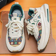 Neravio Sneaker mit Schnürung und profilierter Gummisohle