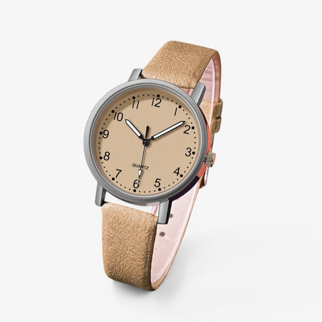 Elorisse Damen Armbanduhr mit minimalistischem Zifferblatt und verstellbarem Armband