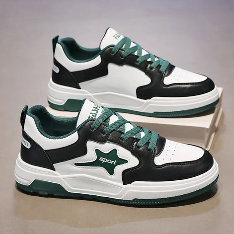 Renvaro Herren Sneaker mit Schnürung und rutschfester Sohle