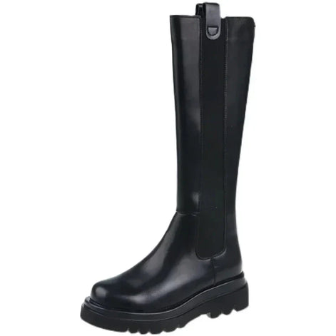 Lunaro kniehohe Stiefel für Damen – Plattformsohle und wintertaugliches Design