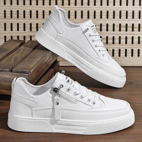Kervano Herren Sneakers mit Schnürung und rutschfester Sohle