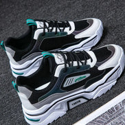 Corvex Herren-Sneaker mit Schnürung und flachem Design