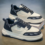 Herren Plateau Sneakers mit Schnürung und Sternenmuster – Starvello