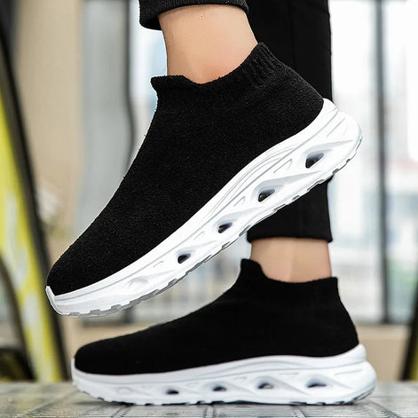 Velcano Unisex Slip-On Sportschuhe mit Mesh-Oberfläche