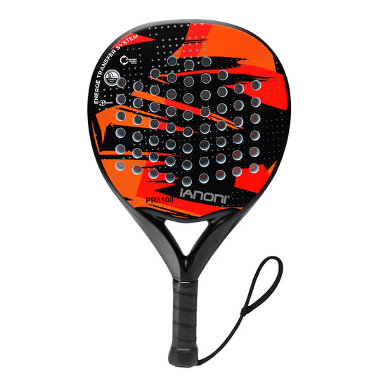 Carvion Padel Schläger mit Carbon-Oberfläche und EVA-Kern – Sport Schläger