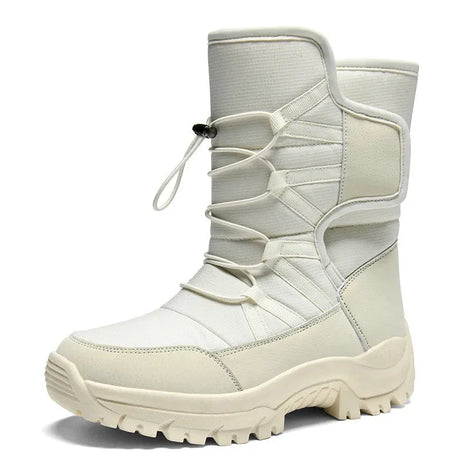 Unisex Winterstiefel mit Plüschfutter und elastischem Verschluss Elvarox