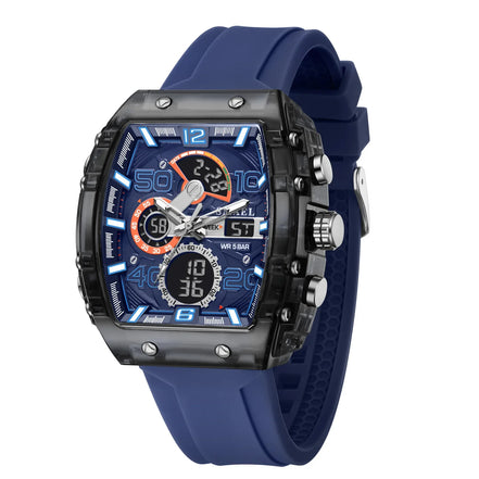 Torvex Herren Armbanduhr mit analog-digitaler Anzeige und LED-Beleuchtung