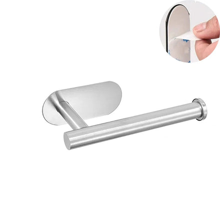 Edelstahl Toilettenpapierhalter ohne Bohren – CleanMount