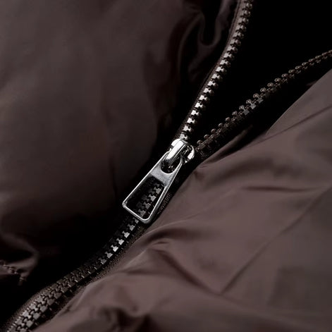 Damen Winterjacke mit abnehmbarer Kapuze und Stehkragen – Norvella