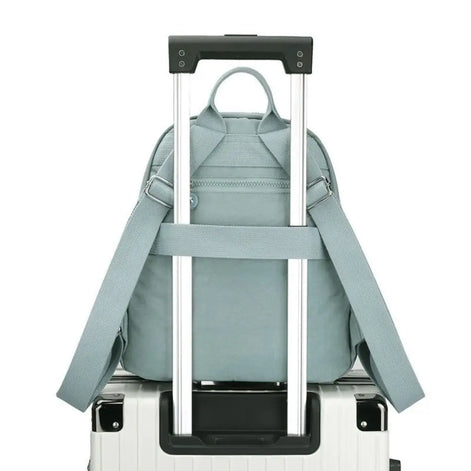 Kompakter Nylon-Rucksack mit Reißverschluss
