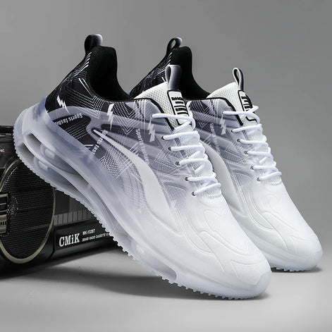 Bravion Herren Sport Sneakers mit Schnürung und Mesh
