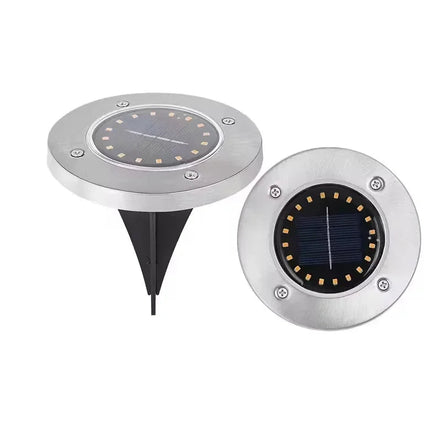 Lumivaro LED Solar Bodenleuchte Garten Einbaulampe 8 oder 20 LEDs