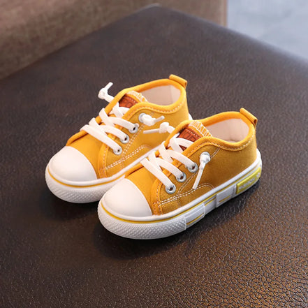 FlexiPlay Kinder Canvas Sneaker Unisex mit rutschhemmender Sohle