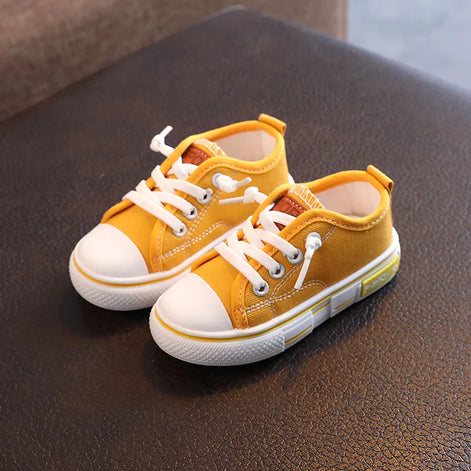 FlexiPlay Kinder Canvas Sneaker Unisex mit rutschhemmender Sohle