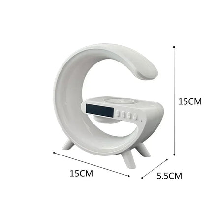 Multifunktionale kabellose Ladestation mit RGB-Licht und Bluetooth-Lautsprecher