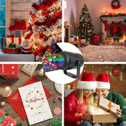 Snowaro Projektorlicht – LED-Projektor mit drehbarem Weihnachtsmotiv