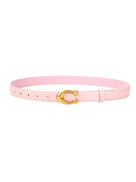 Velmira Damen Gürtel PU Leder Schmaler Jeans Gürtel