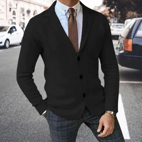Bravento Herren-Blazer mit Revers und Einreiher
