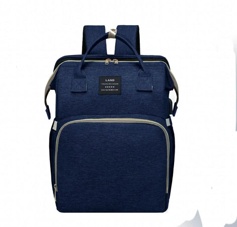 Faltbarer Wickelrucksack mit integrierter Liegefläche