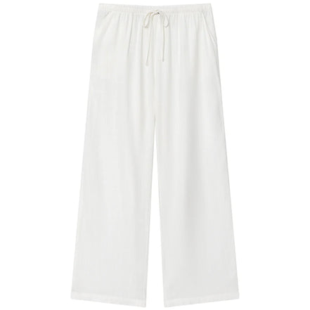 Velmira Damen Weite Sommerhose mit Hoher Taille und Lockerem Schnitt