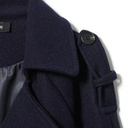 Damen Trenchcoat mit Doppelknopfleiste und Gürtel – Valessa