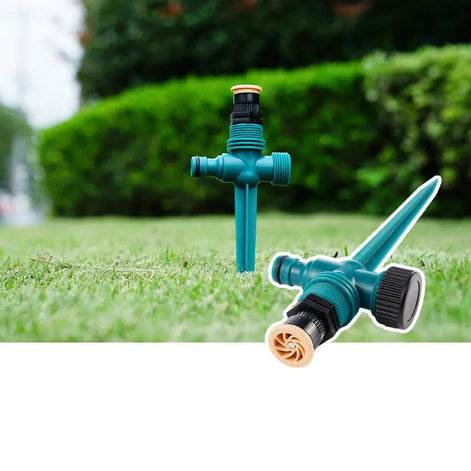 HydroSpin 360 Impact Sprinkler – Gartenregner mit Erdspieß