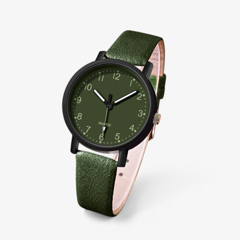 Elorisse Damen Armbanduhr mit minimalistischem Zifferblatt und verstellbarem Armband