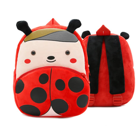Kinder-Rucksack aus Plüsch mit Tiermotiv