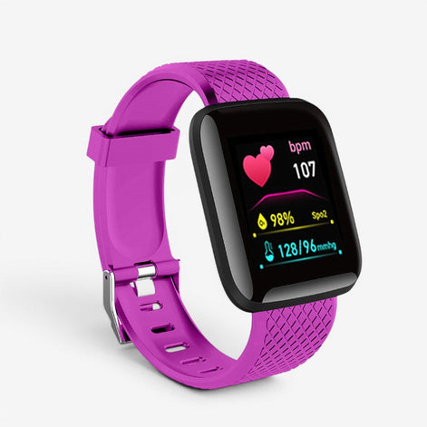 Smartwatch mit digitalem Touchdisplay, Bluetooth und verstellbarem Armband – Nexoria