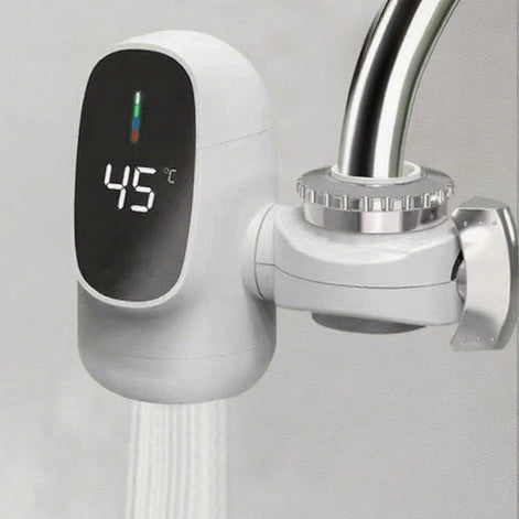 Thermivo Elektrischer Wasserhahn mit sofortiger Warmwasserfunktion und Temperaturanzeige