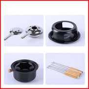 Fondue-Set aus Karbonstahl mit 6 Gabeln – Fondara
