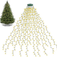 LED Weihnachtsbaum Lichterkette mit Ring, 8 Lichtmodi – Lumeriva