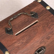 RetroVault Mini Chest – Holz-Aufbewahrungsbox mit Schloss