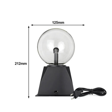 LumiSphere Plasma-Lampe – LED Tischlampe mit Plasmakugel-Effekt