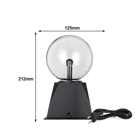 LumiSphere Plasma-Lampe – LED Tischlampe mit Plasmakugel-Effekt