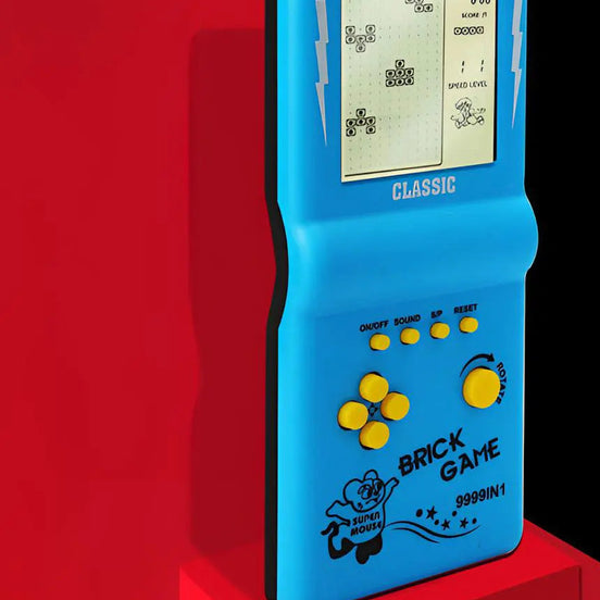 Retro Handheld Spielkonsole mit Puzzle-Spielen