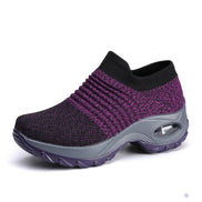 Damen Slip-On Schuhe aus Mesh mit Gummisohle – Melviora