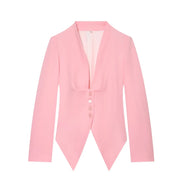 Élise Damen Blazer mit Schleifendetail und Einreihigem Verschluss