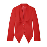 Élise Damen Blazer mit Schleifendetail und Einreihigem Verschluss