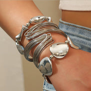 Aurelia Damen Armreif-Set mit Drei Offenen Armreifen