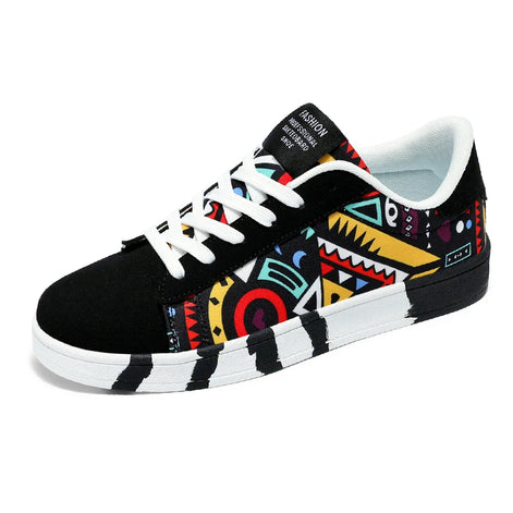 Karvion Unisex Canvas Sneakers mit Schnürung