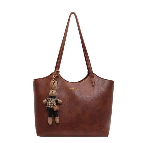 Azaloria Damen Shopper mit großem Innenfach und Doppelgriffen