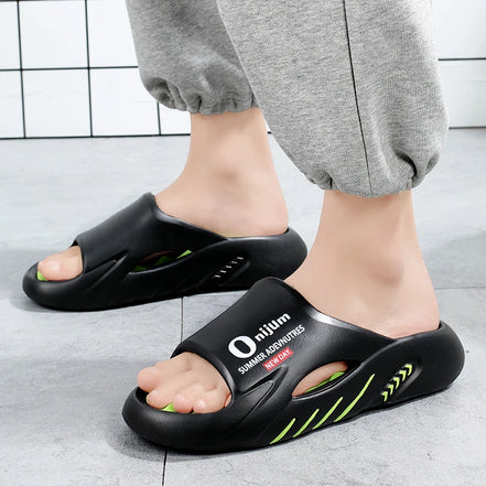 Marvion Herren Slides mit EVA Sohle