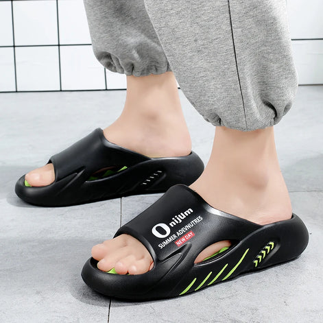 Marvion Herren Slides mit EVA Sohle