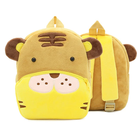 Kinder-Rucksack aus Plüsch mit Tiermotiv