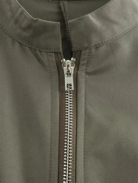 Damen Ärmelloses Midikleid mit Plisseefalten und Reißverschluss – Elanora